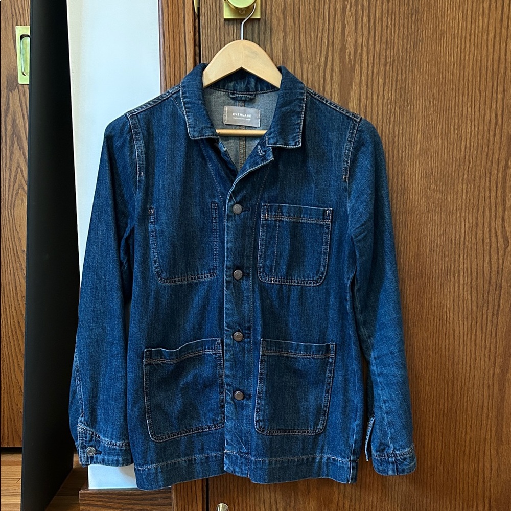 Everlane - Universal women’s Dark Blue Denim chore coat